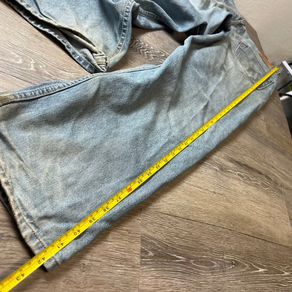 Levis 550 Jeans Mens 36x30 Light Wash Relaxed Fit Denim Vintage 90s Baggy Pant
